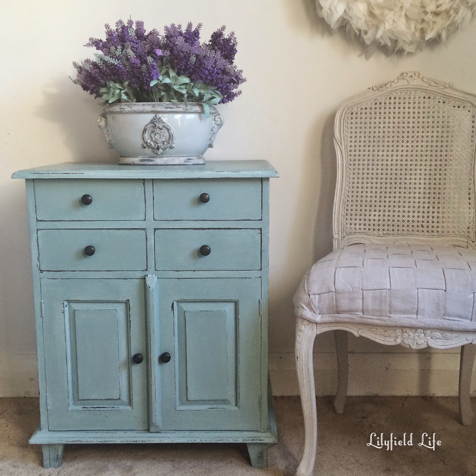 Lilyfield Life Rustic Turquoise cabinet